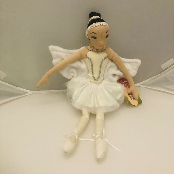 Retired Folkmanis Swan Lake 15” Odette Ballerina Puppet With Tags - Picture 1 of 12